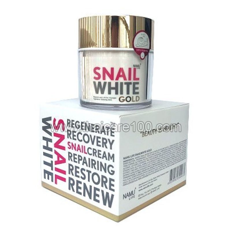 Улиточный лифтинг крем Namu Snail White Gold Cream купить по цене 2 100 р.